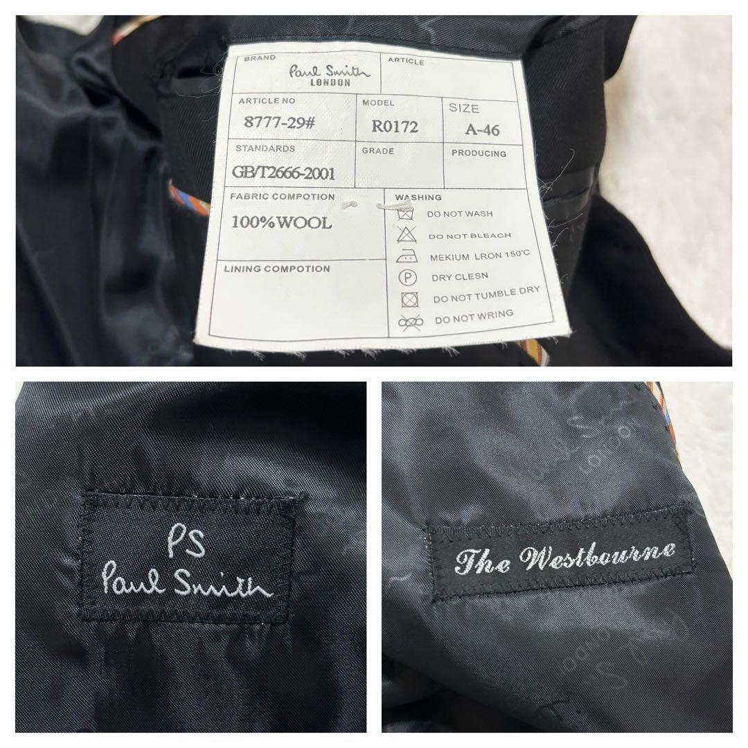 【極美品、希少】PS Paul Smith セットアップ　スーツ　M　ストライプ