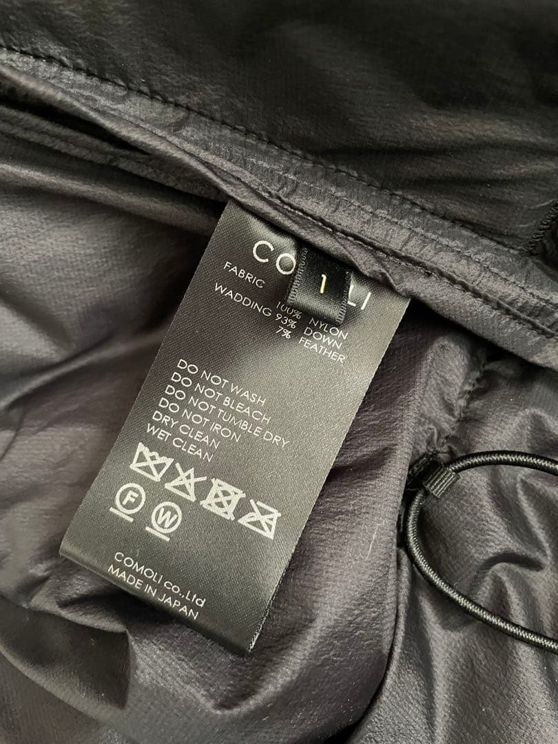 COMOLI コモリ ダウンジャケット comoli 25aw