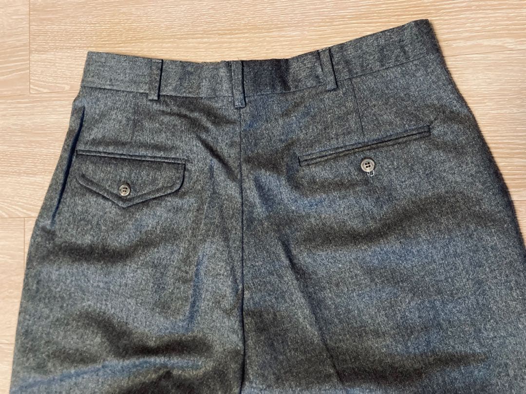 POLO ラルフローレン アメリカ製 ツータック ウール スラックス 82