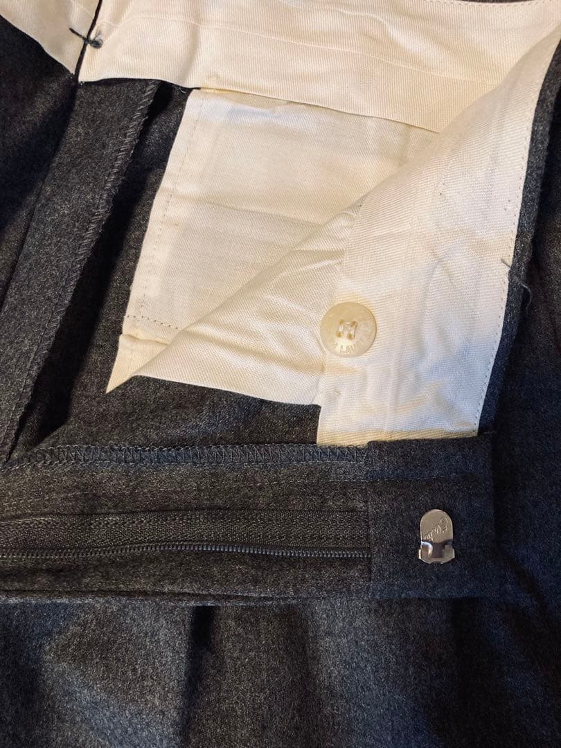 POLO ラルフローレン アメリカ製 ツータック ウール スラックス 82