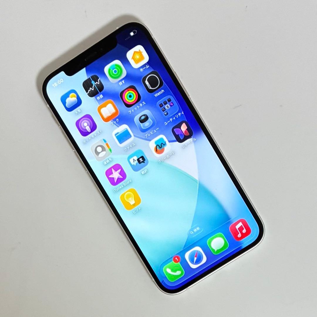 M18【電池新品　100％表示】 iPhone 12　256GB　ホワイト