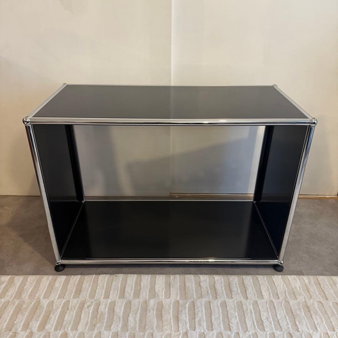 USMハラー ラック １列１段 ブラック オープンラック