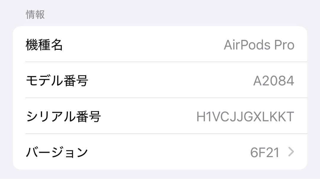 AirPods Pro（第一世代）Ear Tips付き