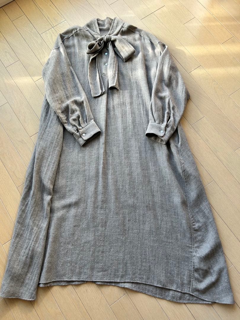 PRISTINE プリスティン ロングワンピース ヤク オーガニックコットン