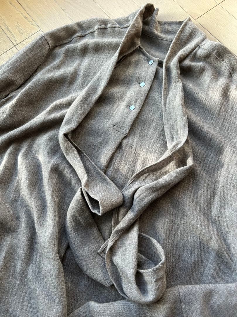 PRISTINE プリスティン ロングワンピース ヤク オーガニックコットン