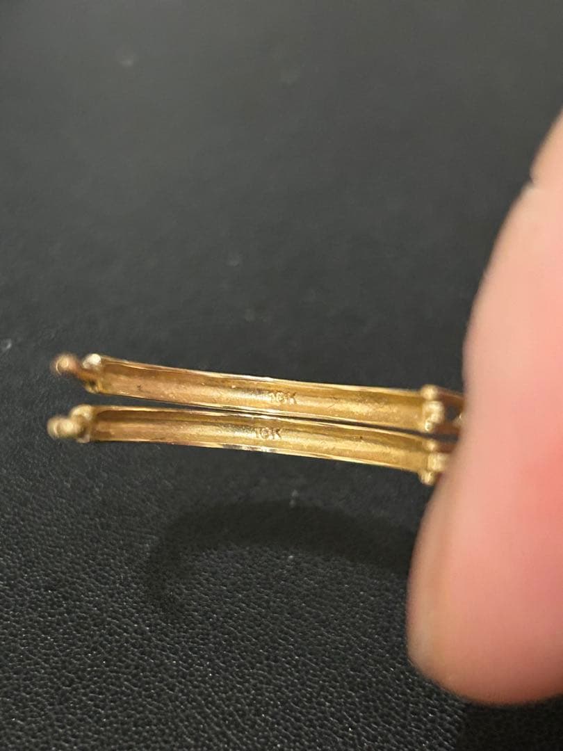 AVALANCHE 10k YG フープピアス 20mm 2個セット