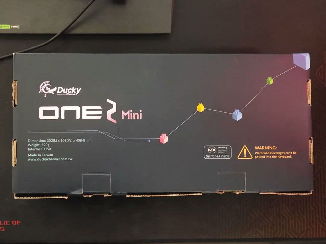 Ducky One 2 Mini 白 Cherry MXSpeed 銀軸 RGB