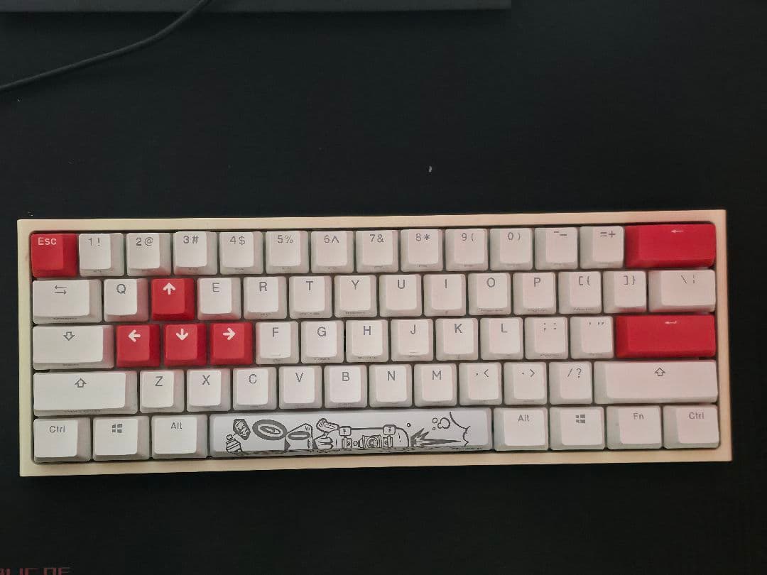 Ducky One 2 Mini 白 Cherry MXSpeed 銀軸 RGB