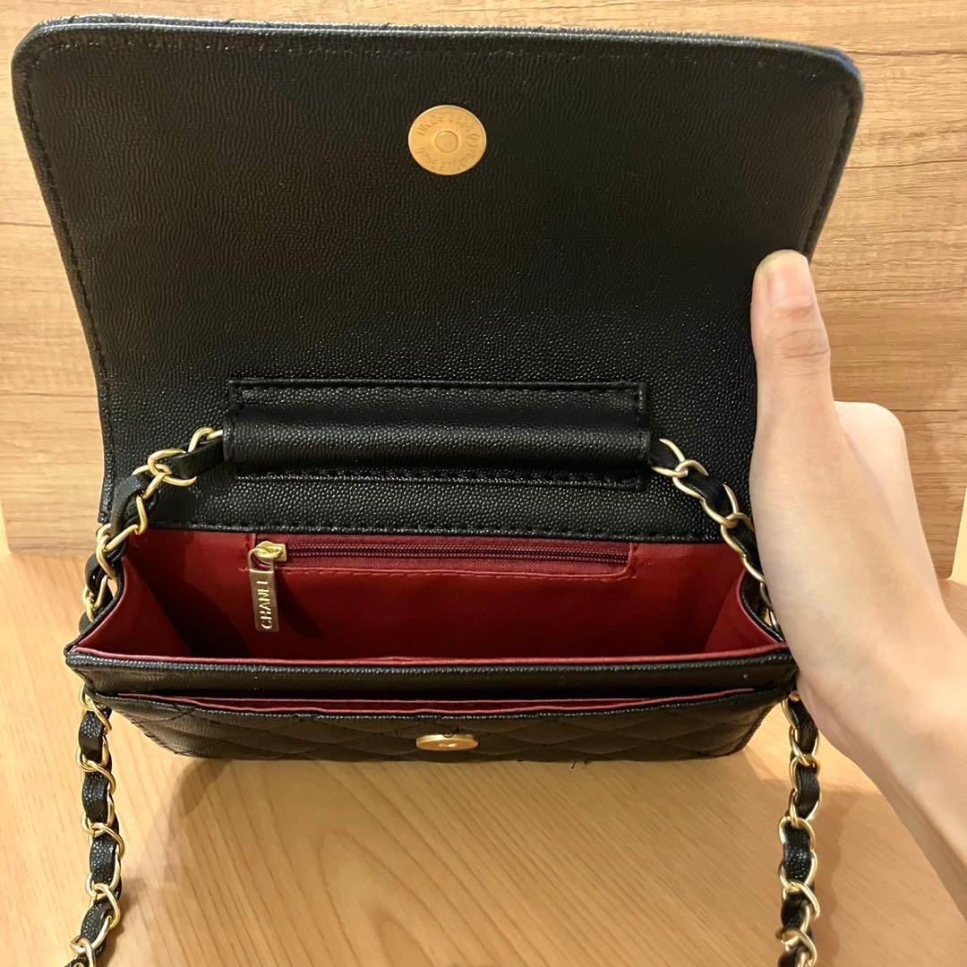 ブラック　ショルダーバッグ ノベルティ