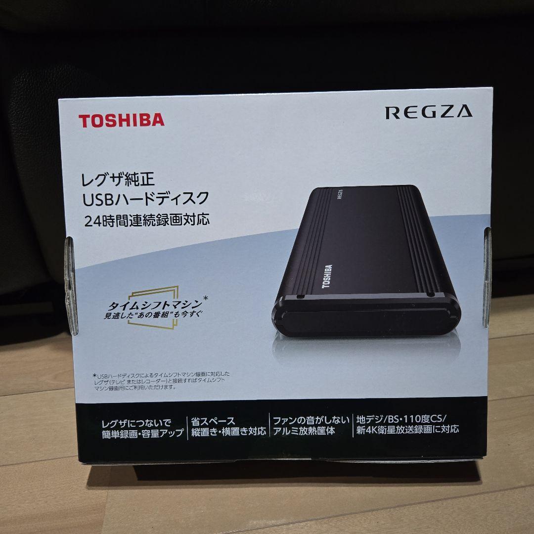 新品TOSHIBA REGZA 4TB USBハードディスク THD-400V3