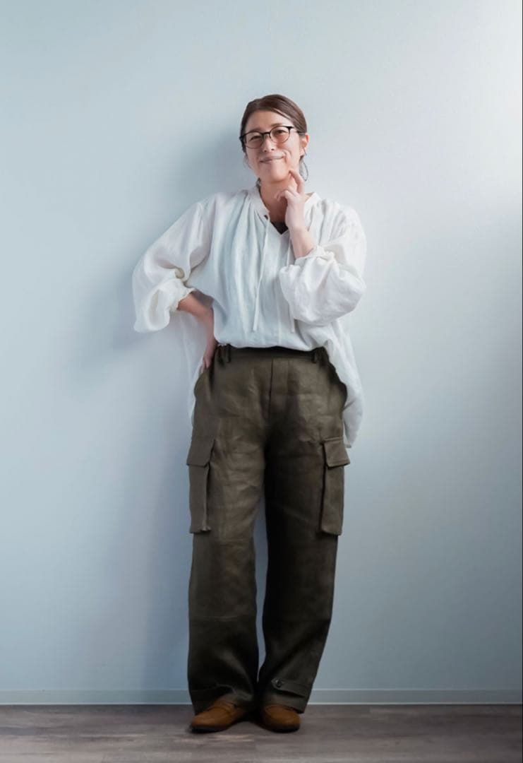 【wafu. 】ヘリンボーンカーゴパンツ