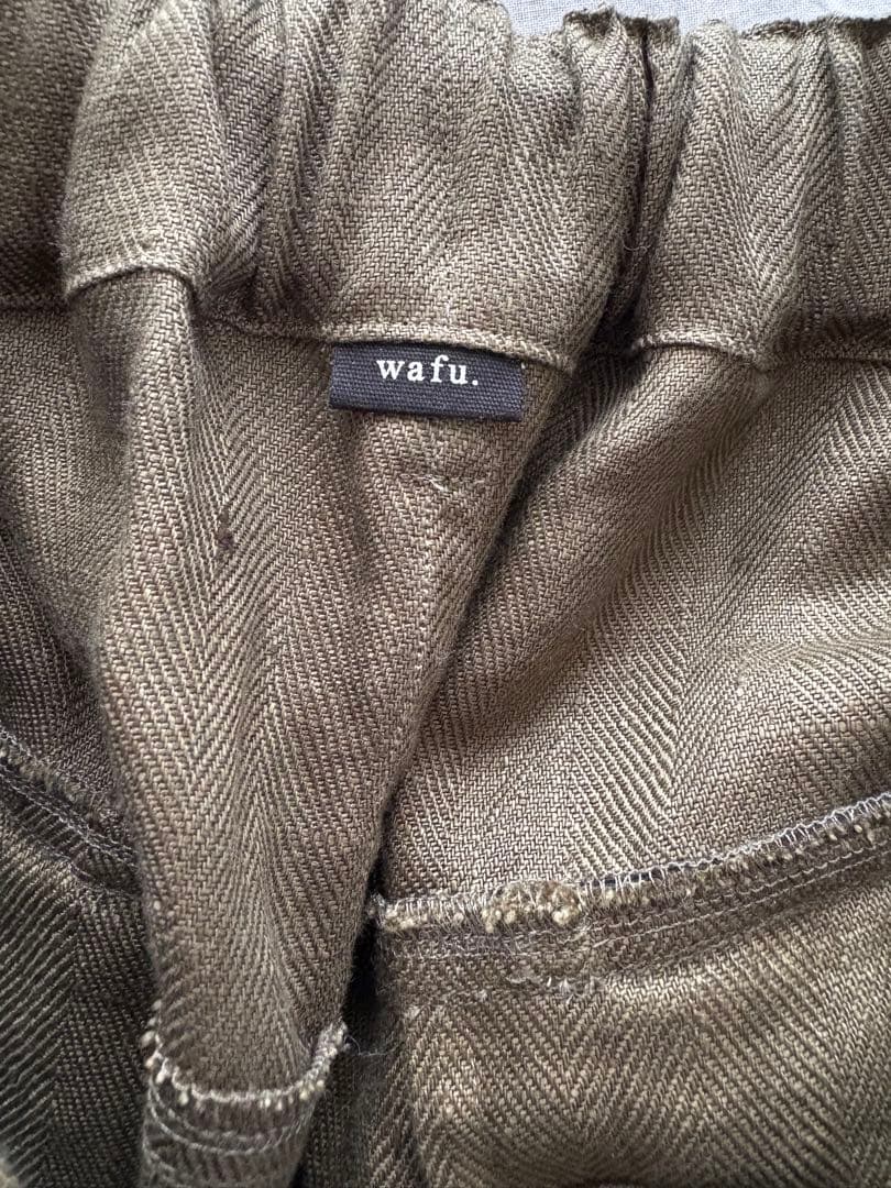 【wafu. 】ヘリンボーンカーゴパンツ