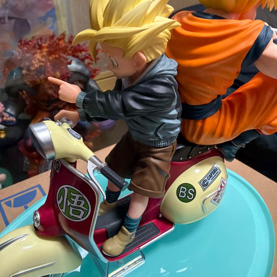 デスクトップリアルマッコイEX スーパーサイヤ人孫悟空＆孫悟飯＆バイク