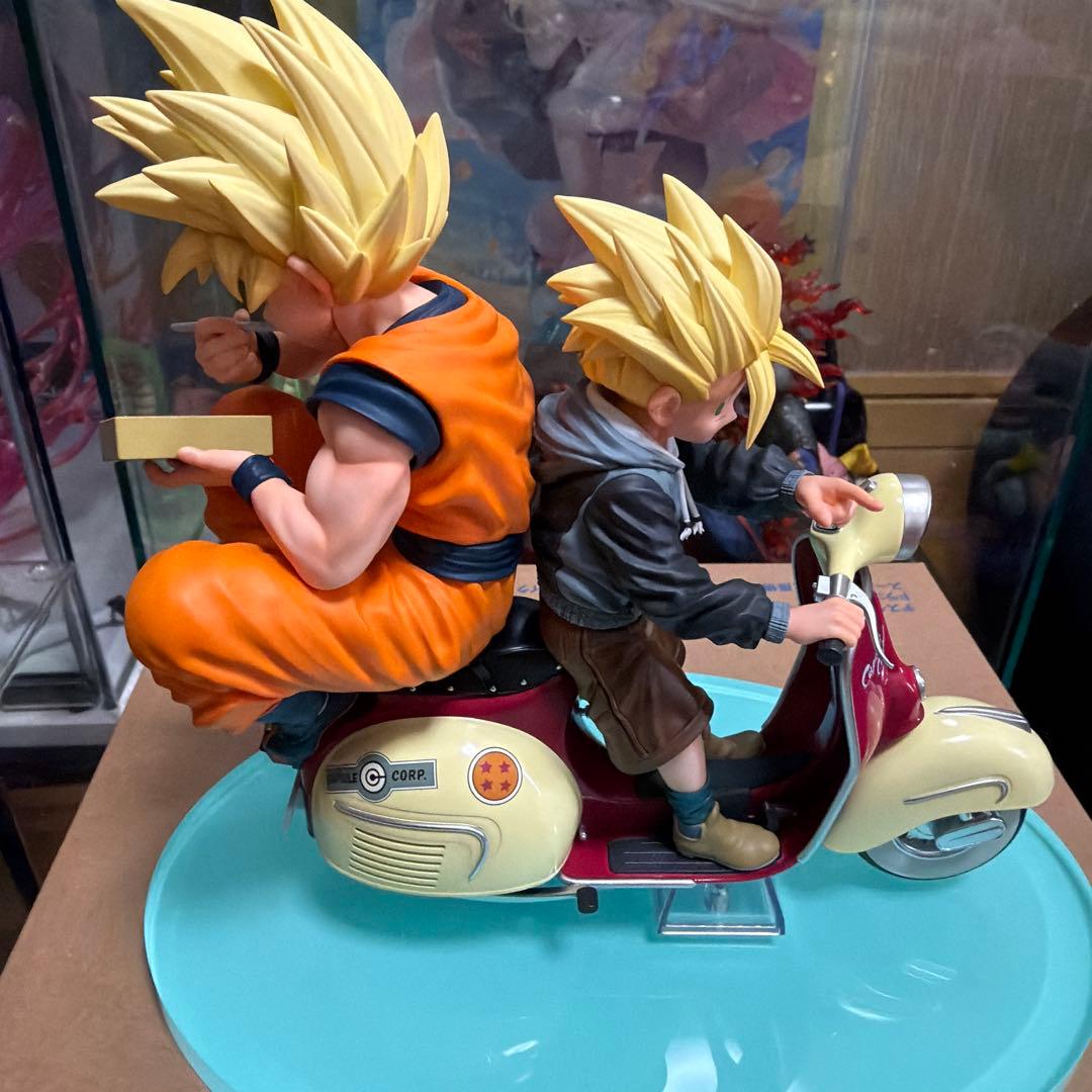 デスクトップリアルマッコイEX スーパーサイヤ人孫悟空＆孫悟飯＆バイク
