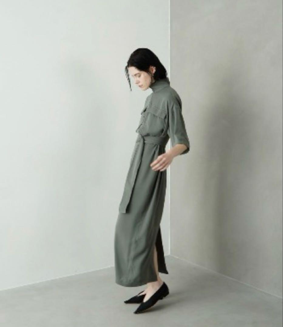 CLANE HALF ZIP MILITARY ONE PIECE クラネ