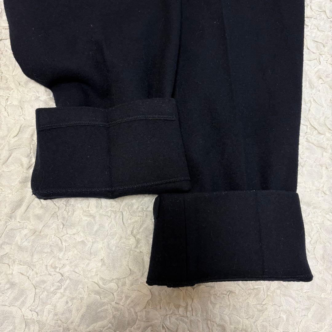 肉厚 NEAT メルトンウールテーパードスラックス 極暖