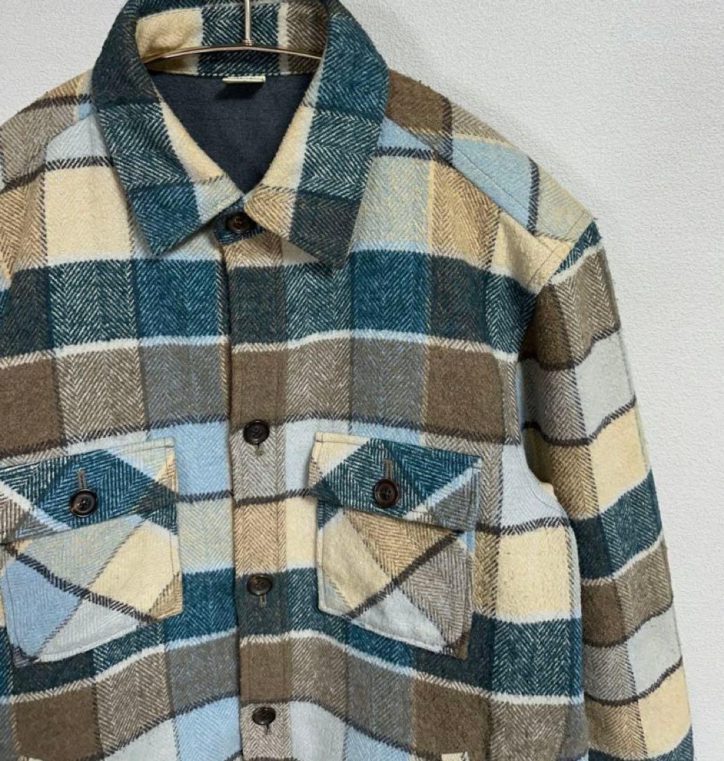 Ron Herman フランネルチェックCPOジャケット シャツ
