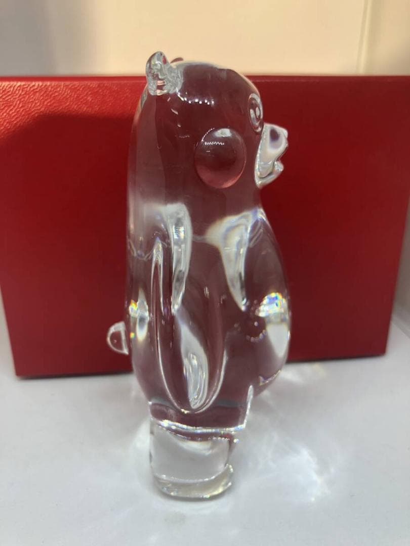 美品 Baccarat バカラ くまモン フィギュア クリスタル 置物