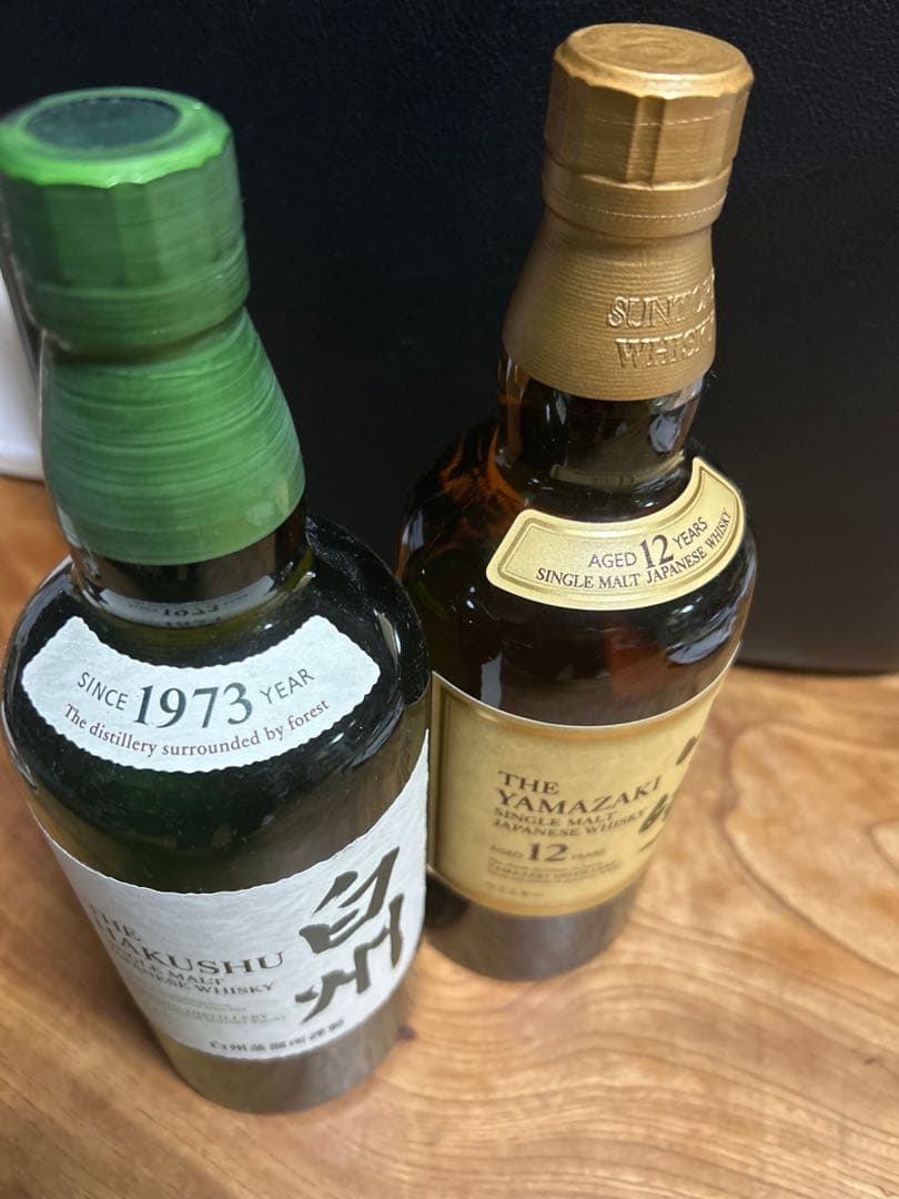 サントリーシングルモルト山崎12年　　白州