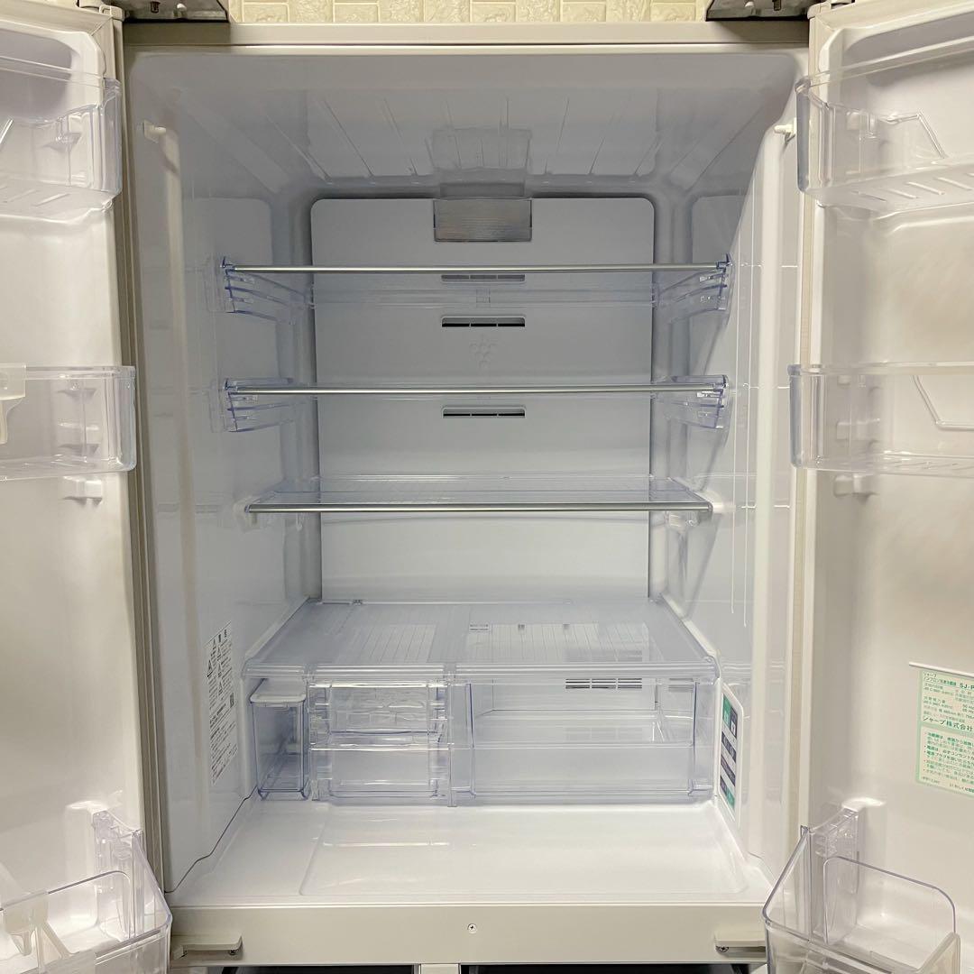 地域限定配送無料✨設置まで❗️冷蔵庫　シャープ　SJ-P461D-H 美品