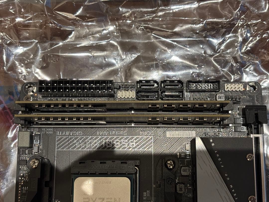 【3点セット】Ryzen 7 5700X、miniitx マザー 、メモリー