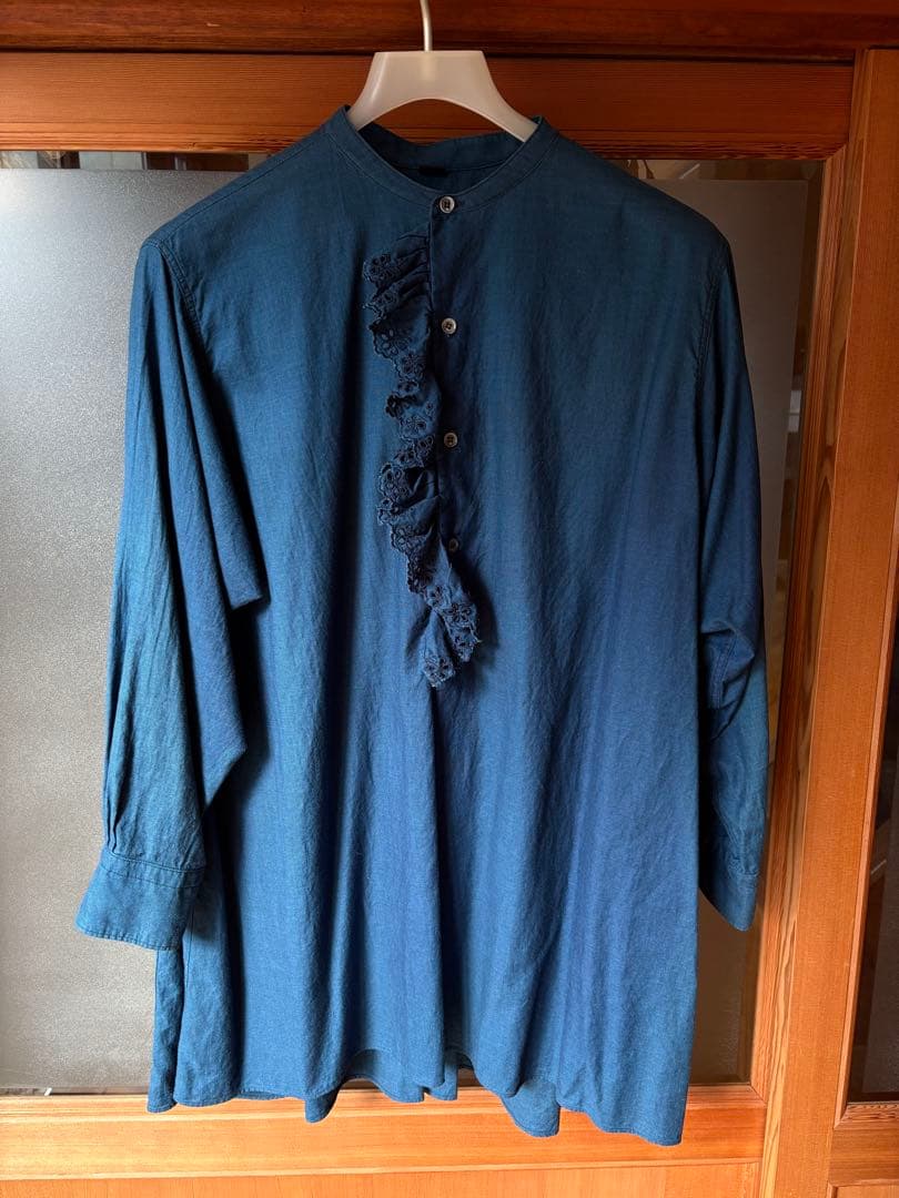 45r インディゴ染めチュニック