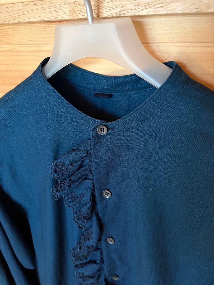 45r インディゴ染めチュニック