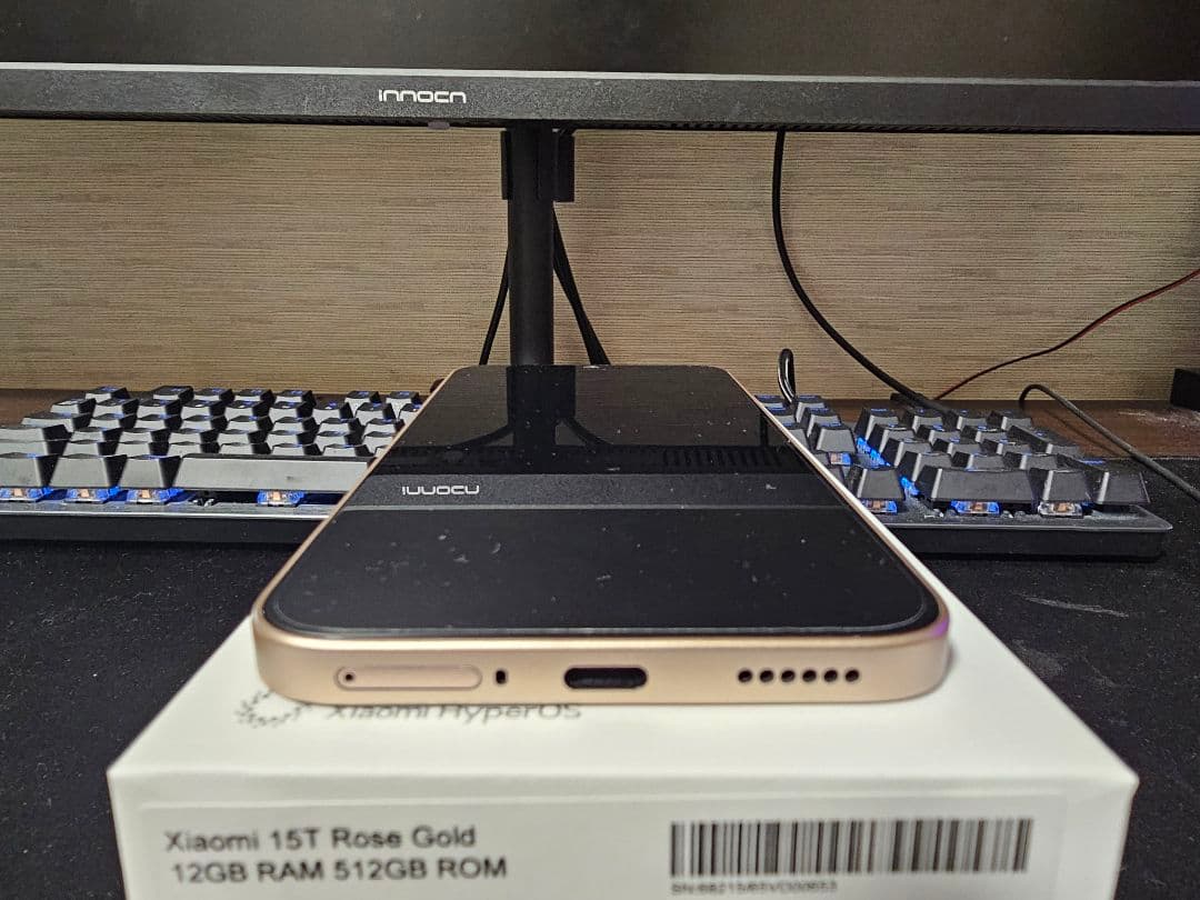 Xiaomi 15T ローズゴールド 12GB+512GB 日本版