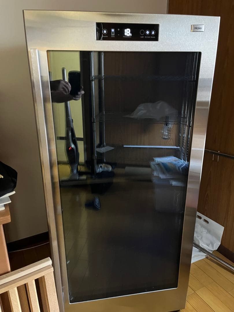 Haier ワインセラー ステンレス JQ-F206A-K ブラック