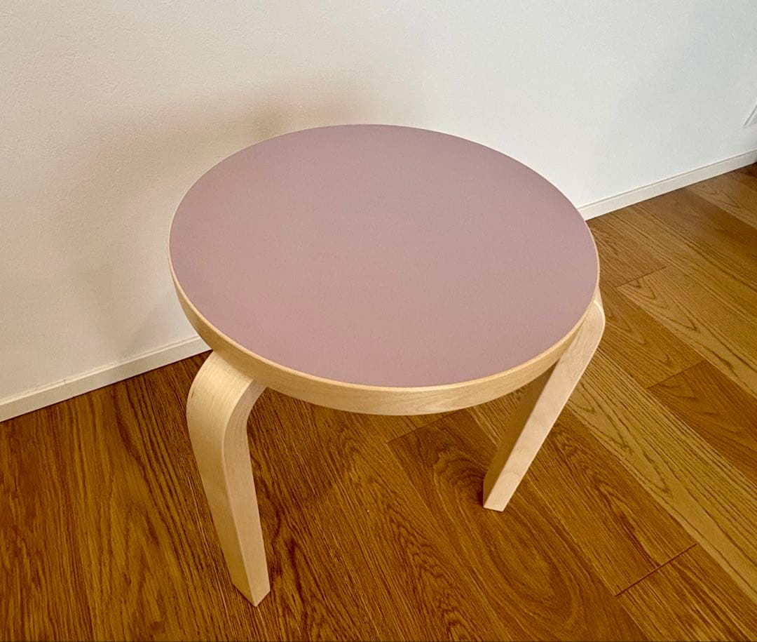 【新品】 artek スツール60 scope別注リノリウム ソフトライラック