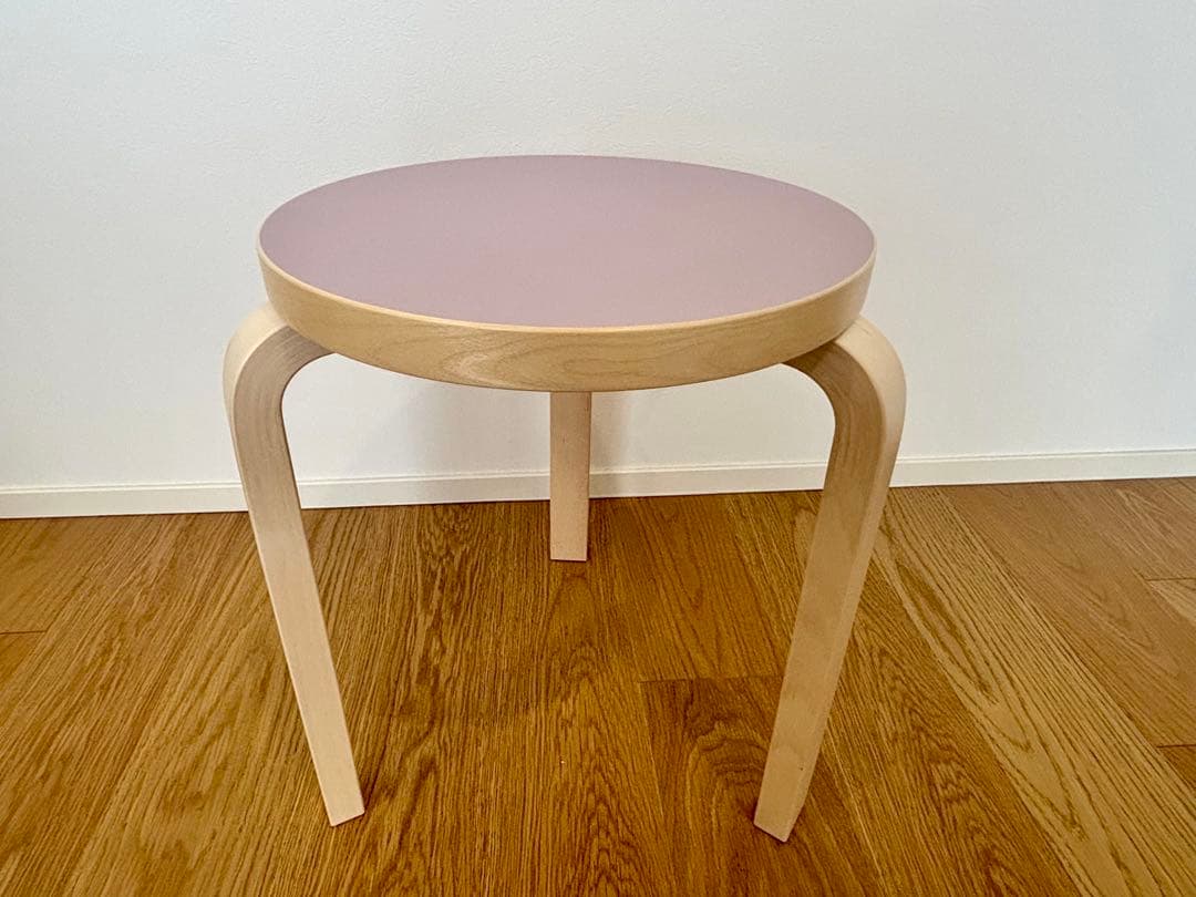 【新品】 artek スツール60 scope別注リノリウム ソフトライラック