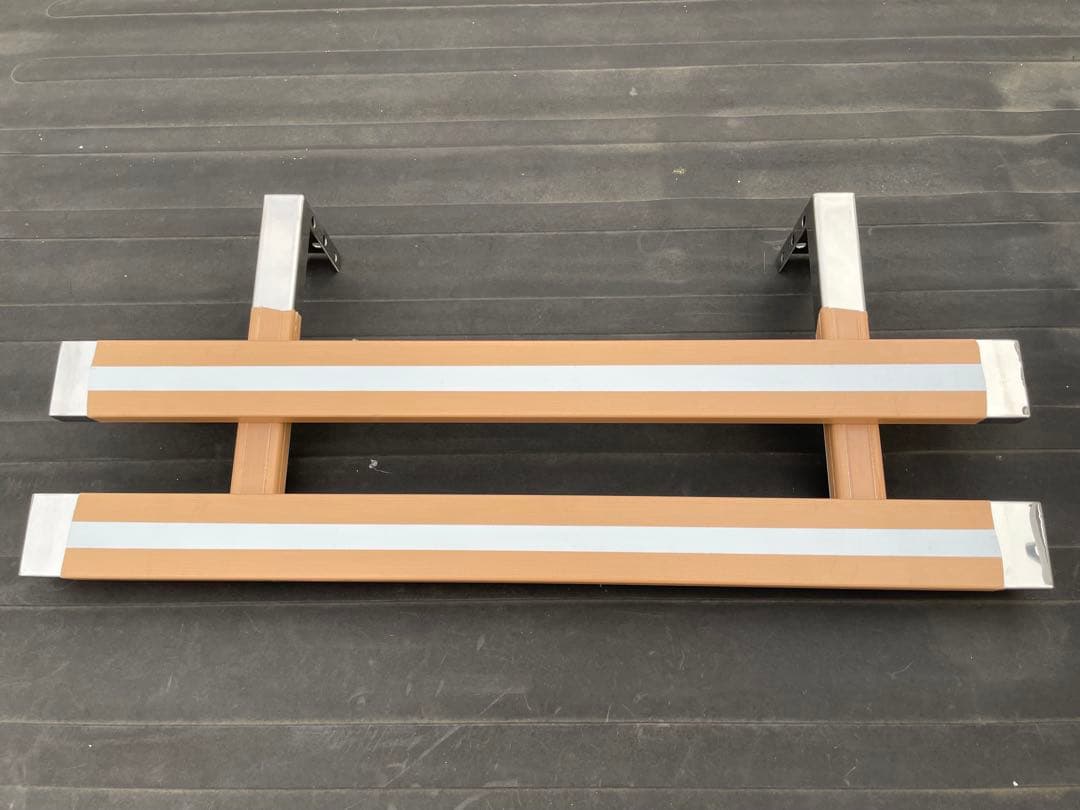 カ*！様 軽トラック 汎用 ステンレス サイドバンパー左右set 鏡面600番