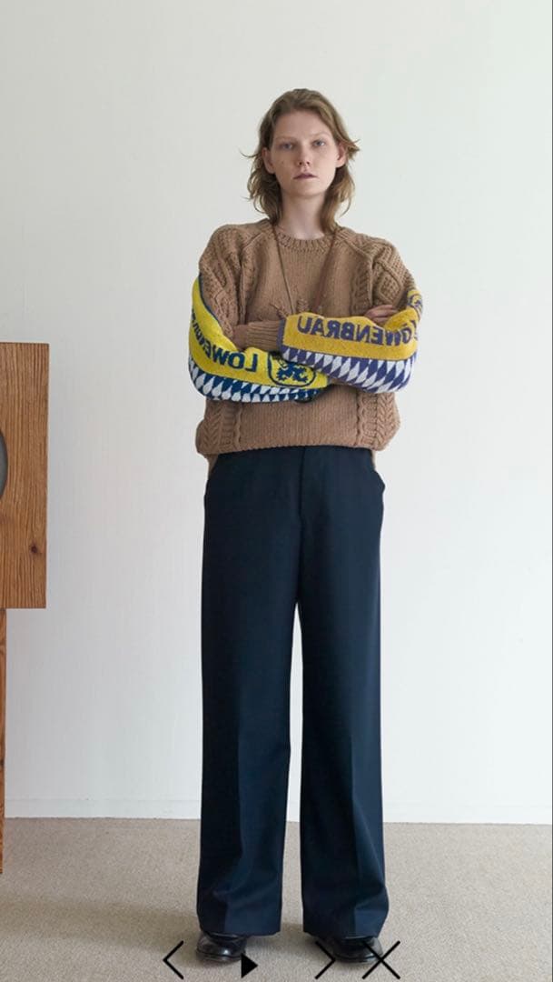 新品 SUNSEA STRAIGHT Pants サンシー ストレートパンツ 1