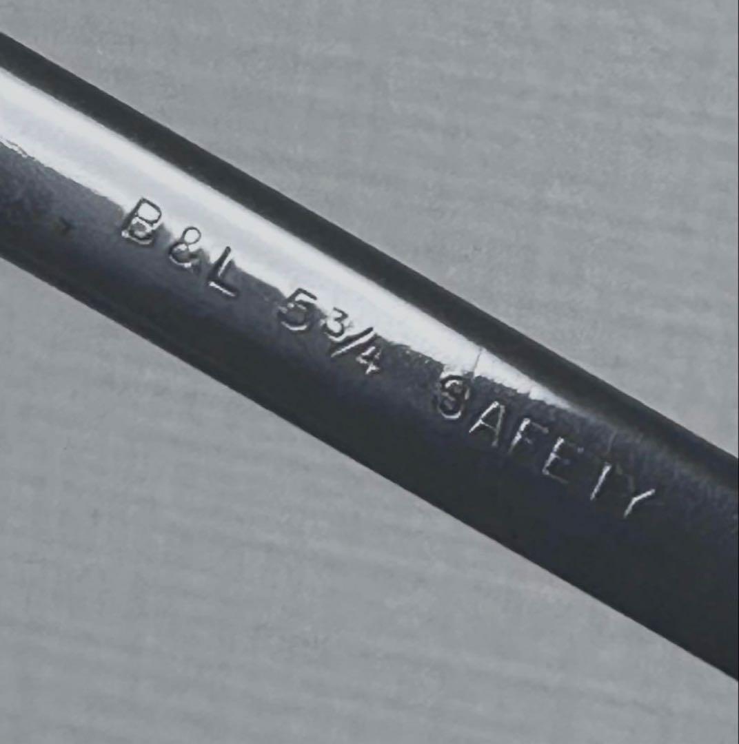 ボシュロム Z87 クロスヒンジ ブラック 46/18 vintage USA