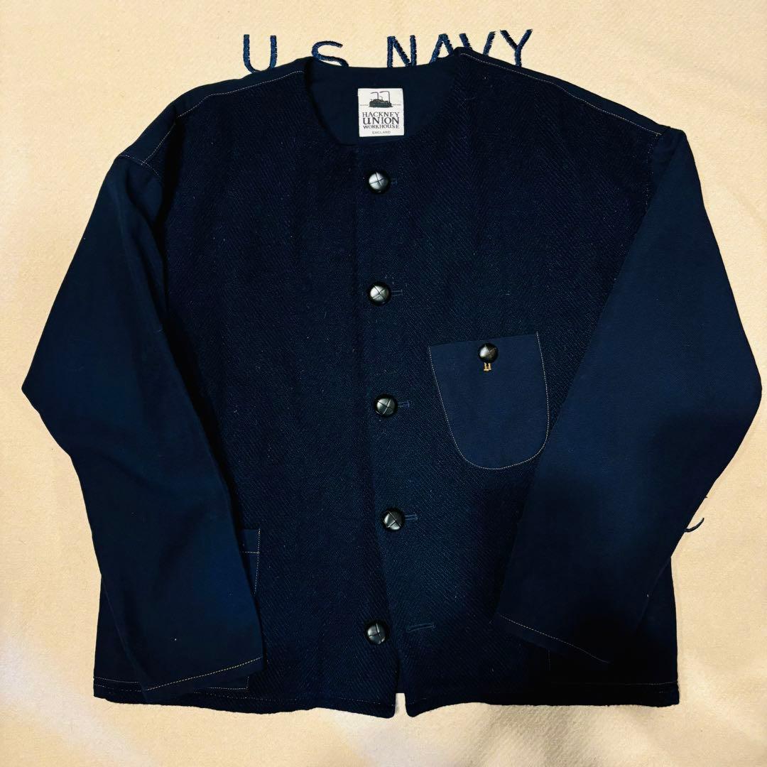 Hackney Union Workhouse 22aw ノーカラージャケット