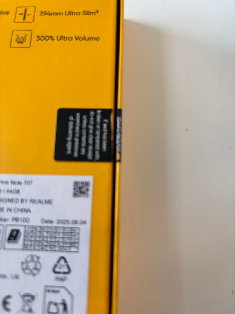 realme Note 70T 4GB/64GB ゴールド