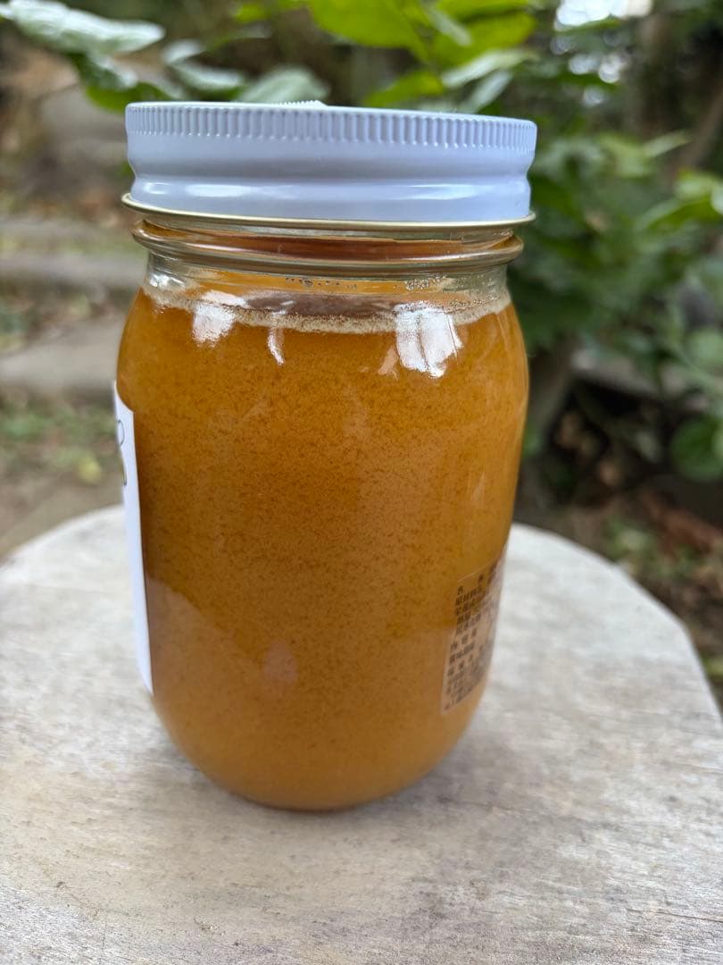 ハチミツ　日本蜜蜂の蜂蜜　奥山の奥のはちみつ　花粉入り結晶化