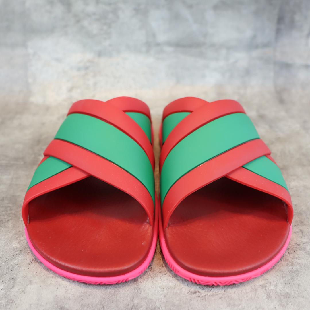 GUCCI グッチ シェリーライン ラバーサンダル メンズ