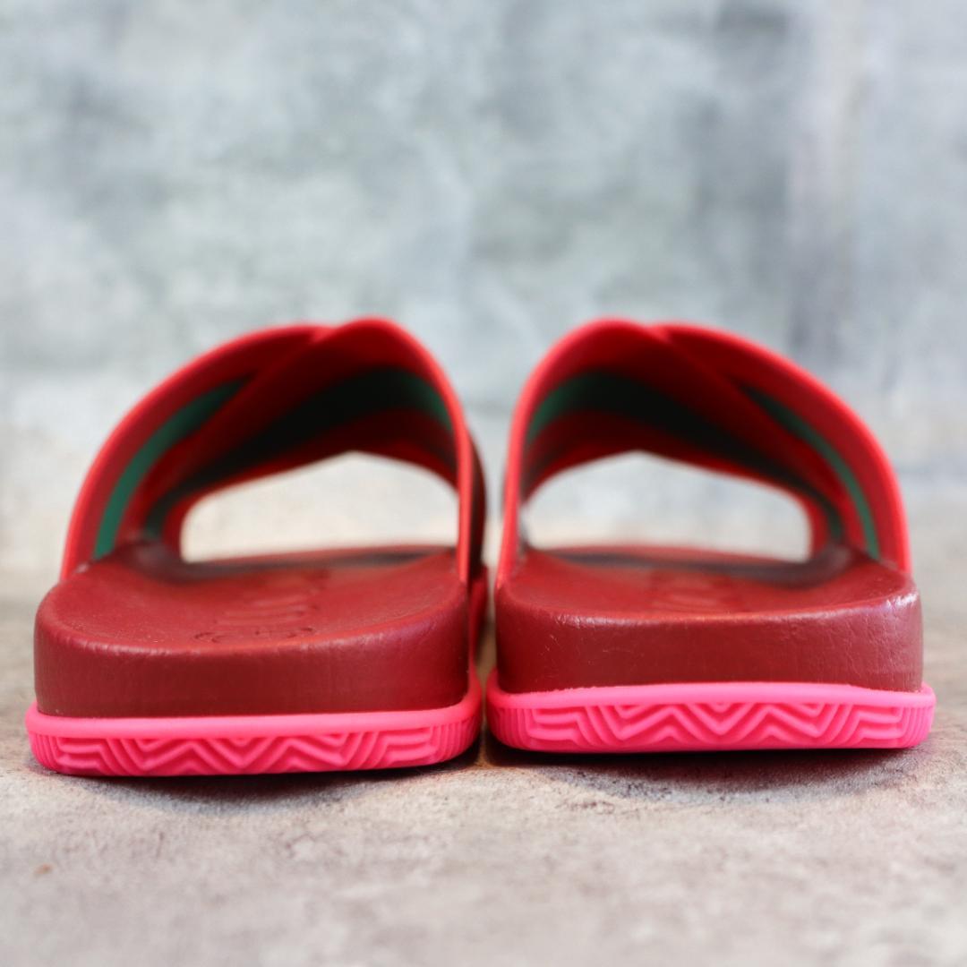 GUCCI グッチ シェリーライン ラバーサンダル メンズ