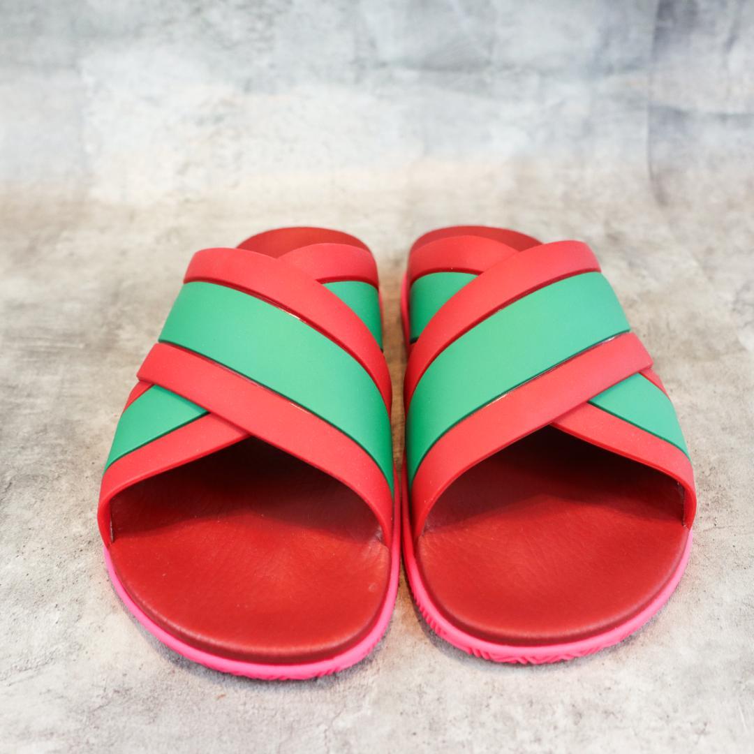 GUCCI グッチ シェリーライン ラバーサンダル メンズ