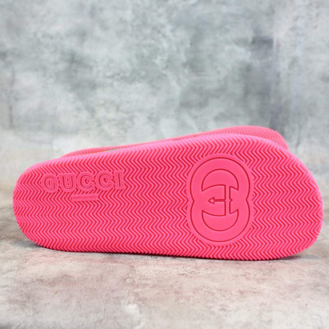 GUCCI グッチ シェリーライン ラバーサンダル メンズ