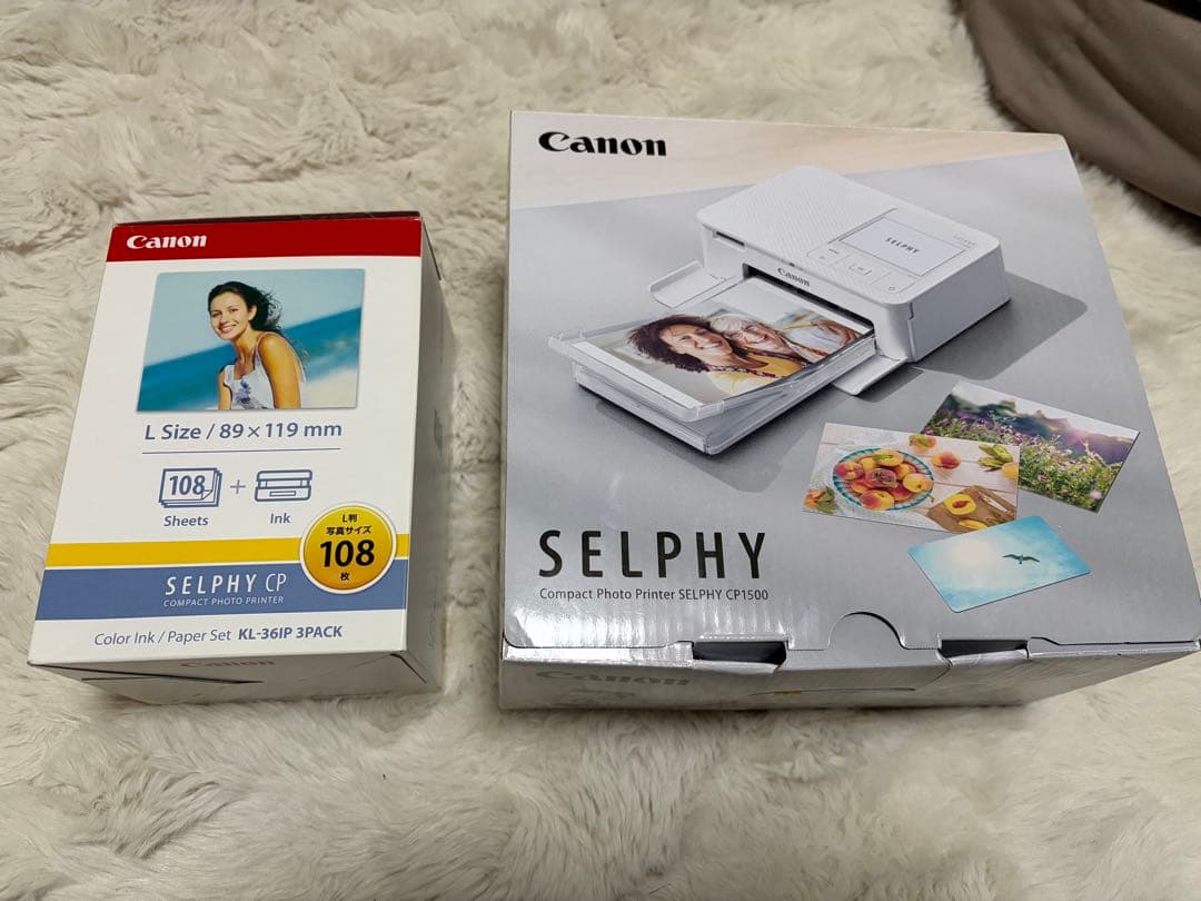Canon SELPHY CP1500 本体 + インク・用紙セット