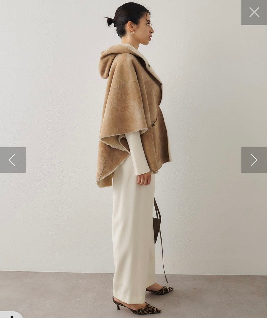 2025ウィムガゼット サキソニーウールパンツ F エクリュ