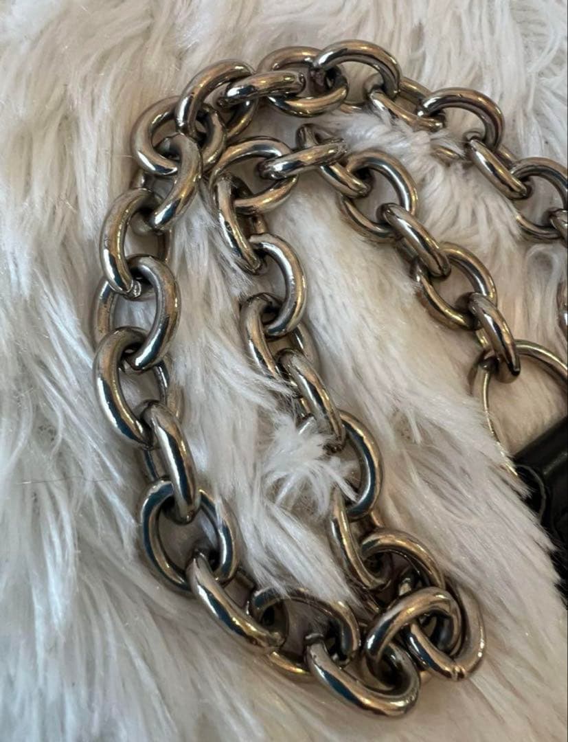 GUCCI ウォレットチェーン シルバー【美品】