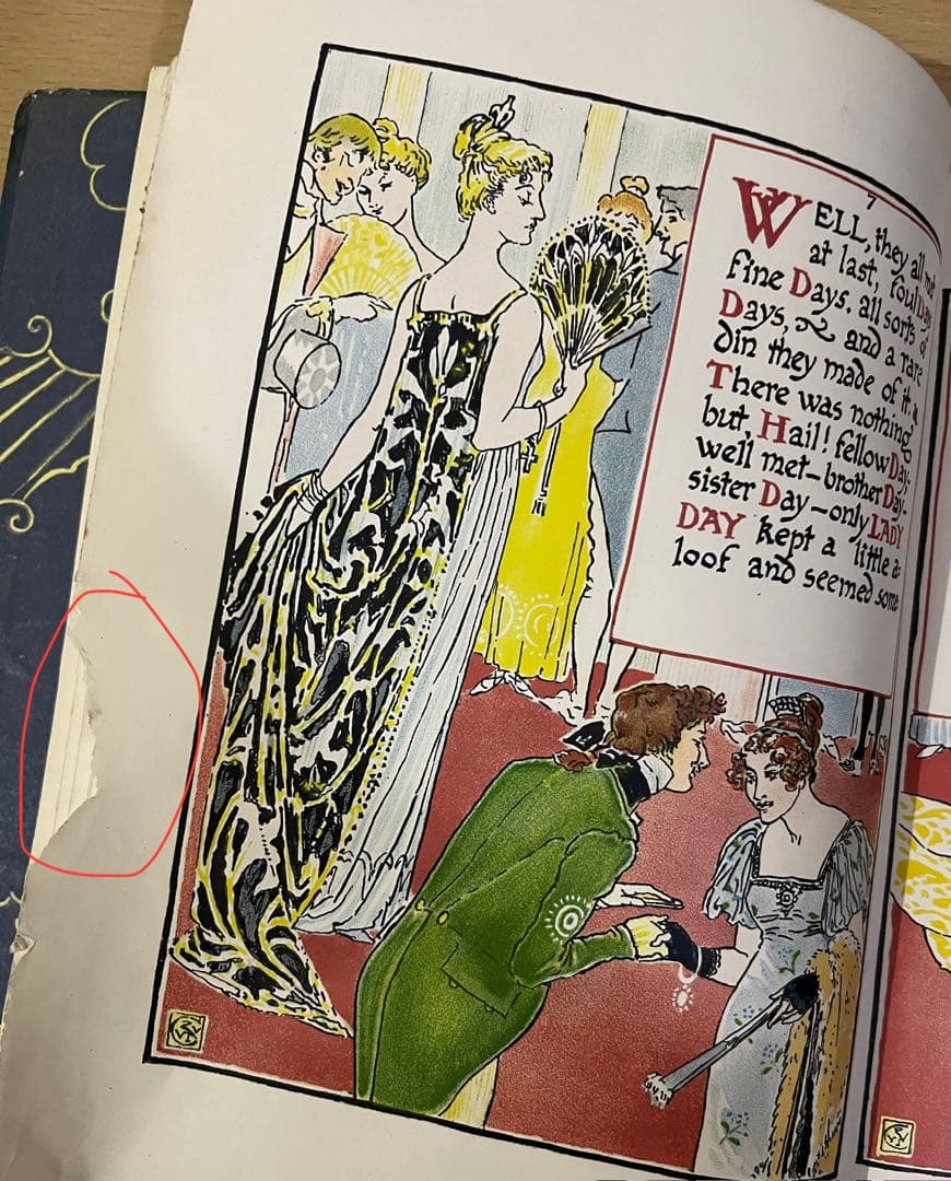 SALE! No415希少 アンティーク 古書 洋書 絵本 ウォルター・クレイン