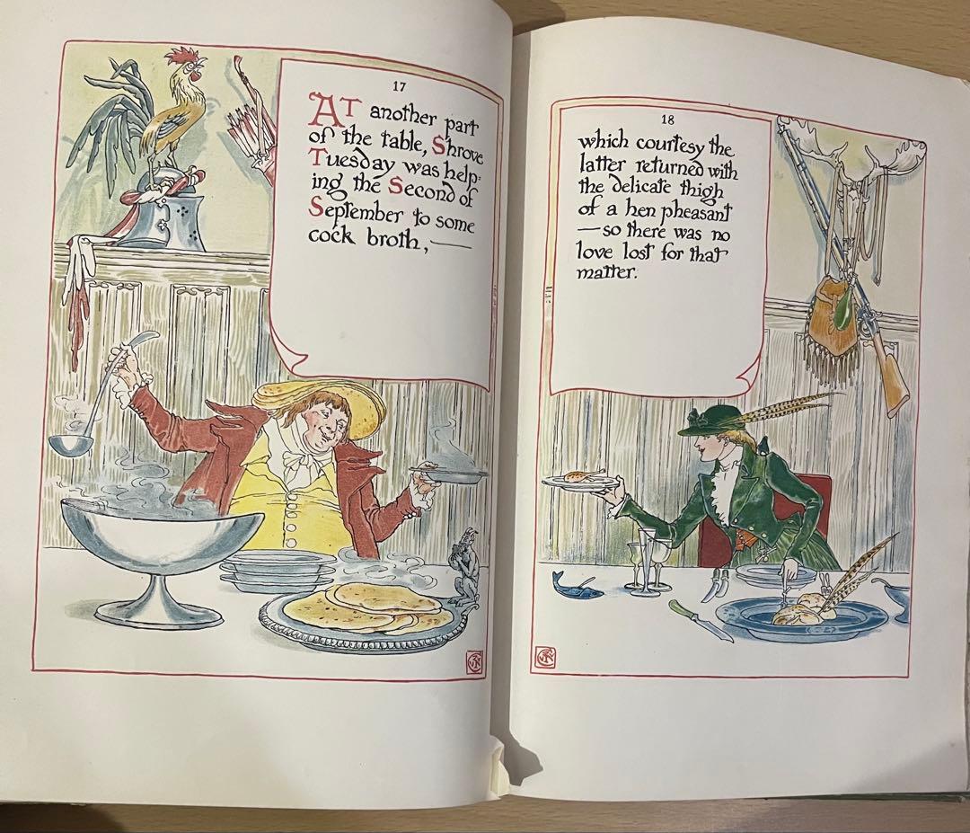 SALE! No415希少 アンティーク 古書 洋書 絵本 ウォルター・クレイン