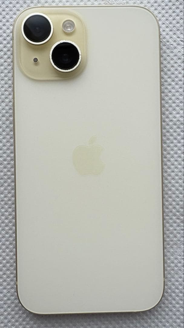 iPhone15 128GB イエロー 盗難紛失付き SIMフリーバッテリー86