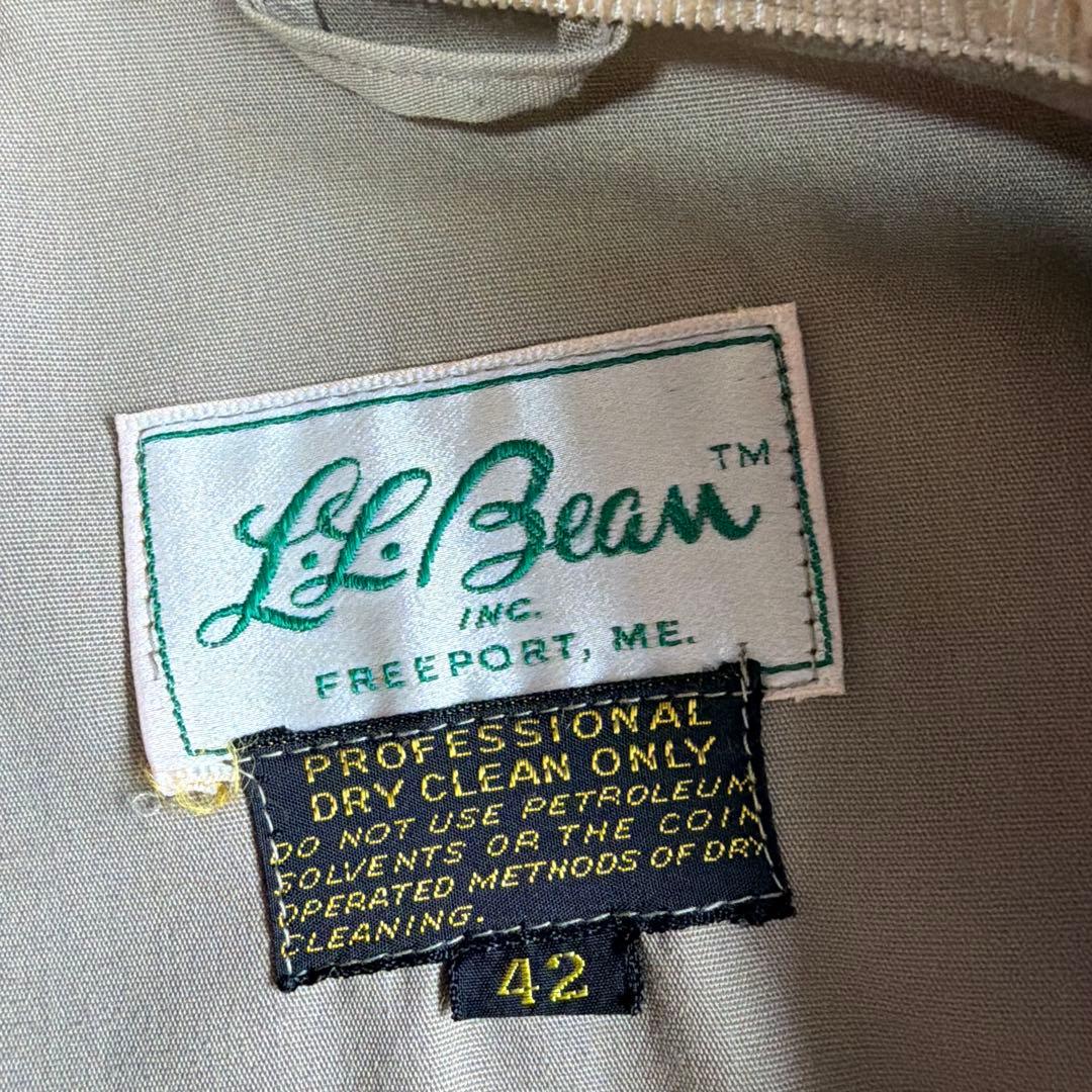 E*U様 極美品　超希少　L.L.BEAN 筆記体タグ　70s ワーデンジャケッ