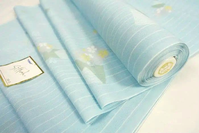 長襦袢 反物 未仕立て 東レシルック 紋綸子友禅襦袢 ポリエステル 12052