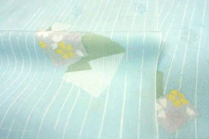 長襦袢 反物 未仕立て 東レシルック 紋綸子友禅襦袢 ポリエステル 12052